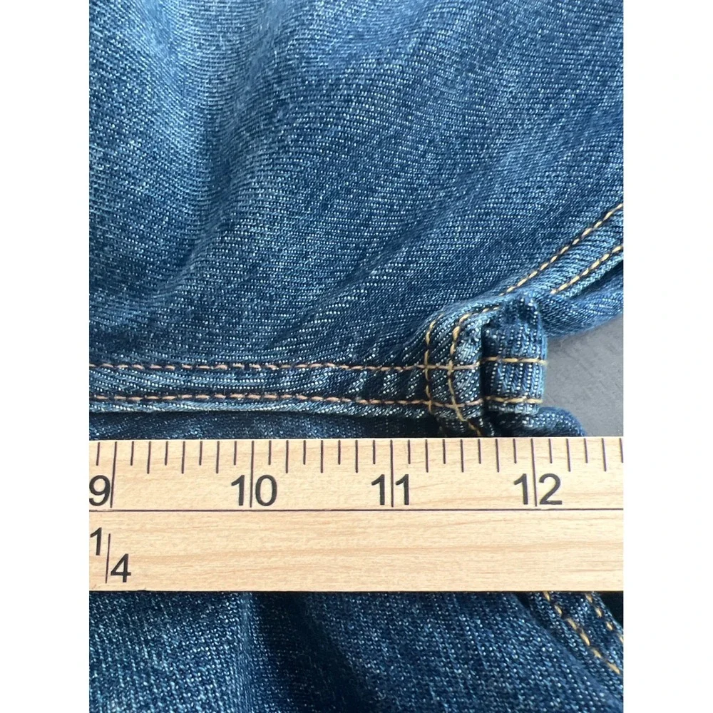 Zara Z1975 Women's Selvedge High Rise Medium Wash Blue Jeans Size 4 NWT